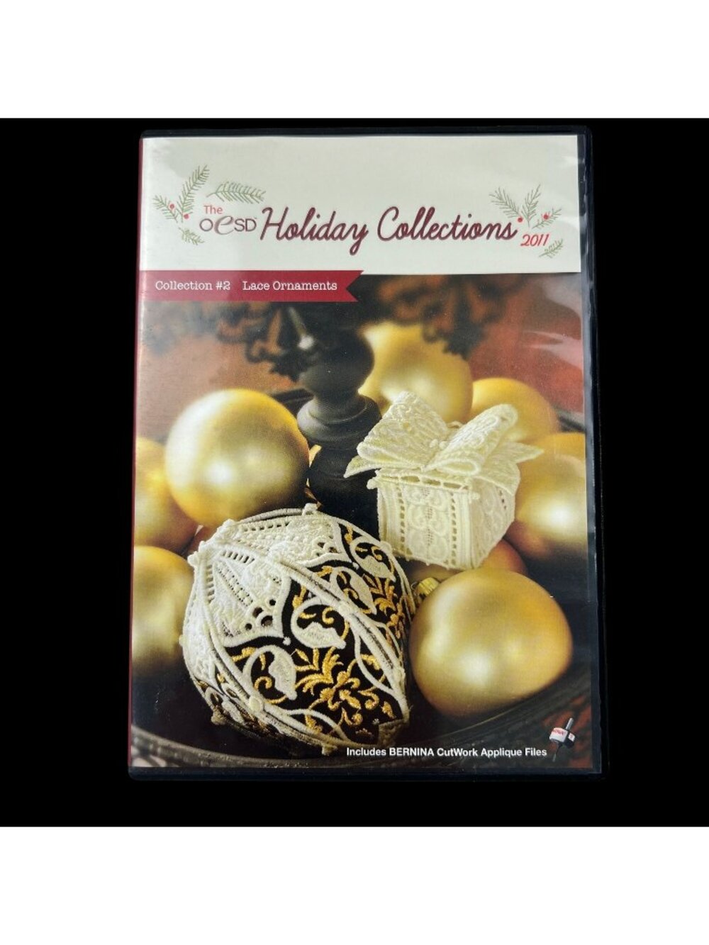 OESD Bernina CD Holiday Collections 2011 Cutwork Lace Ornaments Collection #2